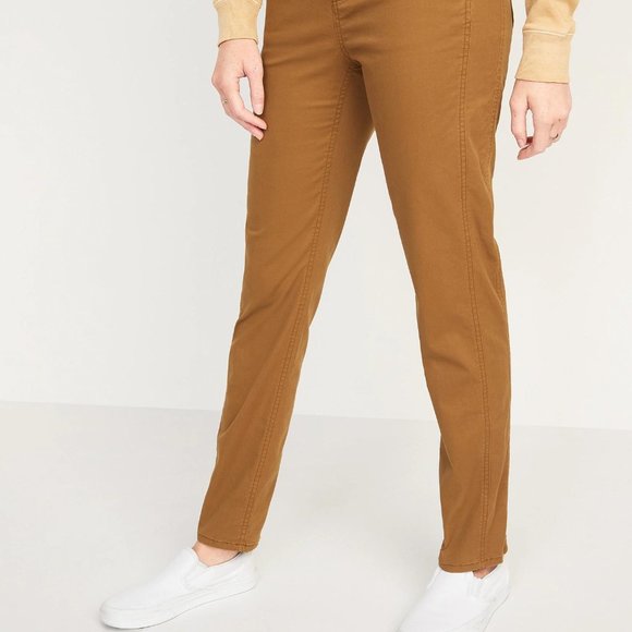 Old Navy O.G. Women's High-Waisted Straight Chinos For Women New - Picture 8 of 8